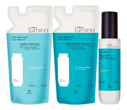 Kit Liso Natura Repuesto X3 - mL a $118