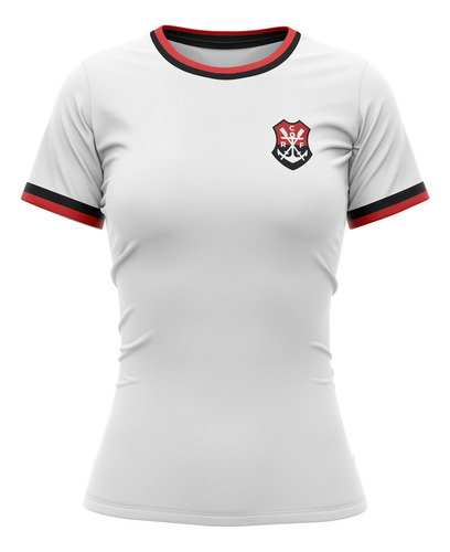 Blusa Feminina Flamengo Original Licenciada High #rubronegra