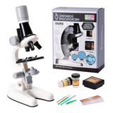 Microscopio Educativo De Juguete Para Niños Y Kit Accesorios