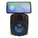 Mini Parlante Portátil Bluetooth Radio Aux Luz Led