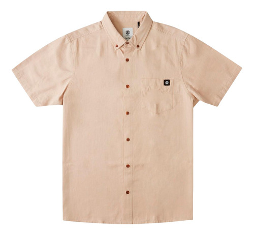 Camisa M/c Hombre Passport Crema Element