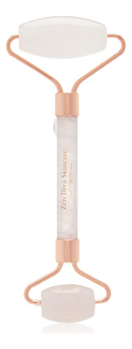 Zen Diva Skincare Rodillo Facial De Cuarzo Rosa