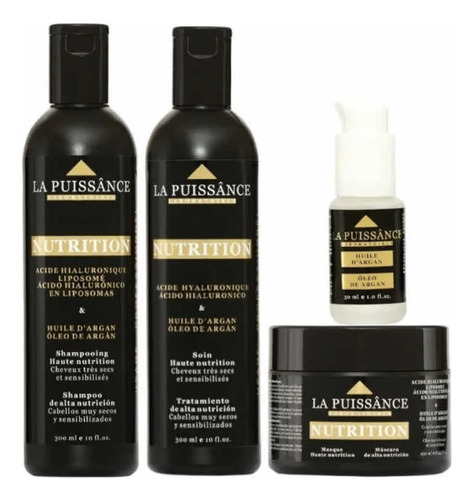 La Puissance Kit Completo Argan Nutrición X4 Unidades