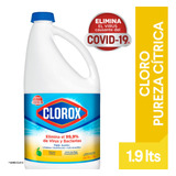 Cloro Clorox Pureza Cítrica 1900 Gr