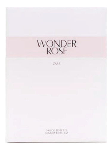 Zara Wonder Rose Mujer Nuevo Y Original 30ml