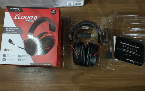 Auriculares Hyperx Cloud Ii Wireless 3 Meses De Uso 