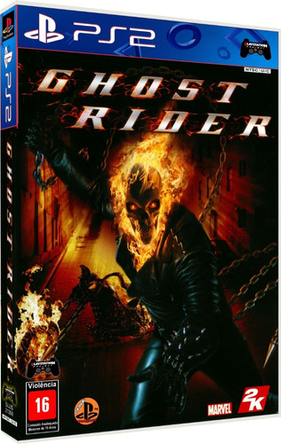 Ghost Rider Pra Playstation 2 Slim Bloqueado Leia Desc.