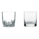 Set Vasos Whisky Talkado  Vidrio Diseño Nadir Rigolleau X 12