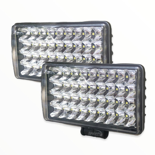 Par Faros 3x6 36 Leds H4 Con Base Unidad Alta Y Baja Unidad