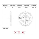 Coronas Zanella 200 Rx 0095 1/2 X 5/16 Z-43 Jwc 001867