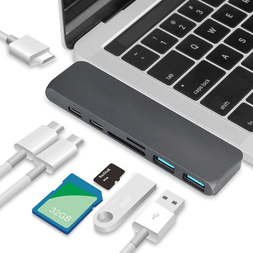 Adaptador Usb C Macbook Air 2019 Hdmi Micro Hub Usb 3.0