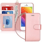 Funda Billetera Para iPhone 5 / 5s / Se (color Rosa)