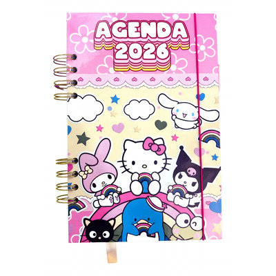 Agenda Planner Sanrio Hello Kitty Cinamorroll C\u002Fstickers | Meses sin interés