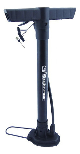 Bombín Inflador Mini Buster Pump Metálico Bicicleta Pelotas Color Negro