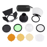 Kit De Accesorios De Luz Para Flash Godox Ak-r1 De Bolsillo