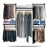 Closet Arara Aramado Trilho Parede Super Resistente 2,20m