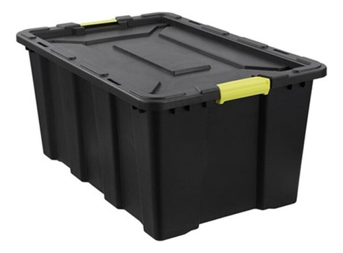 Baúl Caja Organizador 100 Litros Plástico 76x51x39 Cm Negro