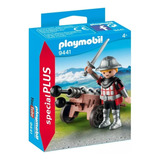 Playmobil 9441 Caballero Con Cañon Figura