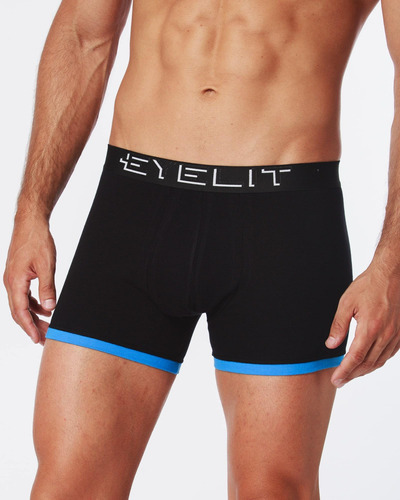 Boxer Hombre Eyelit Algodon Y Lycra Pierna Corta Art 525