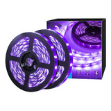 Tira Led Ultravioleta 5050 Luz Negra Uv X Metro Interior 