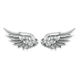 Aretes Ala De Ángel Para Mujer Fabricados En Plata 925