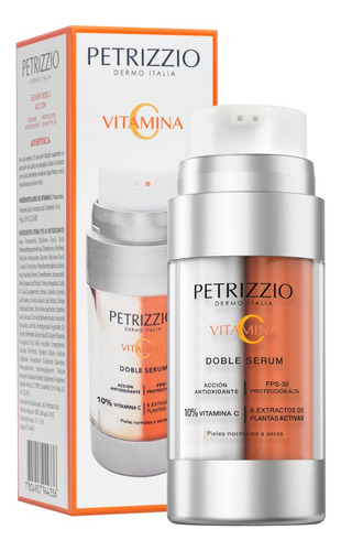 Doble Serum Vitamina C Petrizzio Momento De Aplicación Día/noche Tipo De Piel Todo Tipo De Piel