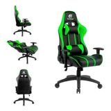 Cadeira Racer Gamer Black Inclinável Fortrek