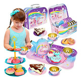 Kmuysl Regalo Para Niñas De 3, 4, 5, 6 Años, Juego De Fiest