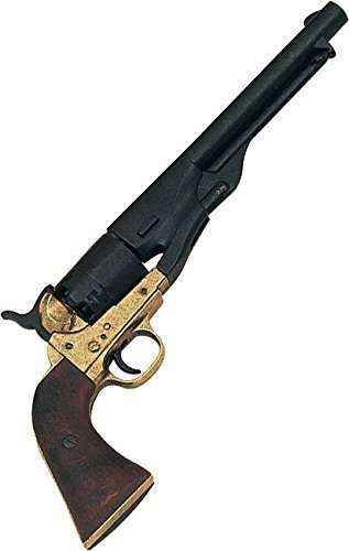 Replica Revolver Colt M1861 No Dispara, Laton, Calibre .44