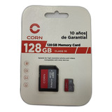 Memoria Micro Sd Corn 128gb  Clase 10  80mbs + Adaptador Sd