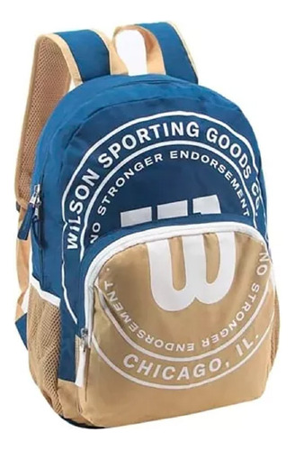 Mochila Wilson Name Original - Portanotebook Escolar Deporte