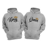 Sudadera Grapics Gorro King Queen Pareja Amigos Amor