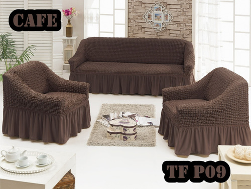 Juego De Funda Para Sillones 3+1+1 /set Completo Turco 