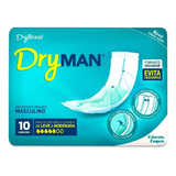 Absorvente Masculino Continência Urinaria Dryman 10 Unid