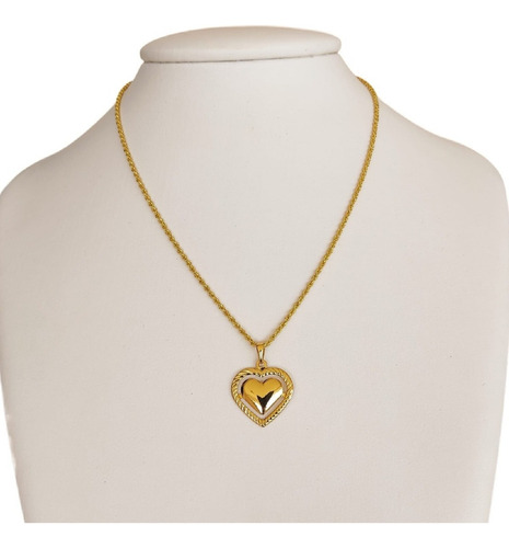 Colar Gargantilha Feminina Choker Moeda Antiga + Pingente Cor Dourado