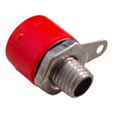 Ficha Plug Conector Banana Hembra Rojo O Negro Pack X 10