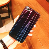 Case Holograma Para iPhone Metalica Cristal Hombre Mujer