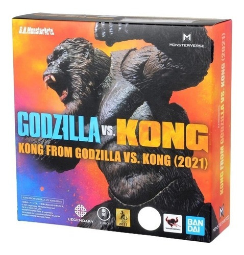 Bandai S.h. Monster Arts King Kong Godzilla Vs. Kong (2021