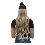 Extensão De Cabelo Tic Tac P/mega Hair Fibra Organica 150gr Cor Ondulado: Loiro Com Californiana Platinado 28t613