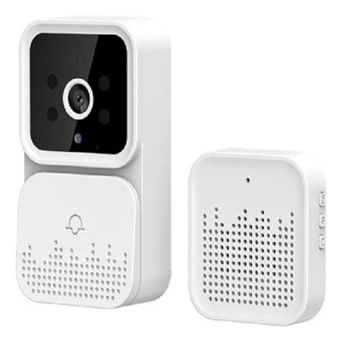 Timbre Inalambrico Smart Para Portero Visor Wifi Camara Hd