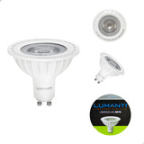 12 Lâmpada Ar70 Led Gu10 7w 3000k Bivolt Bran Quente Lumanti