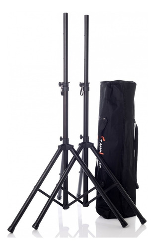 Par De Tripodes Soportes De Baffle Bespeco Sh80n Con Funda #