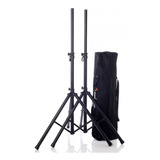 Par De Tripodes Soportes De Baffle Bespeco Sh80n Con Funda #