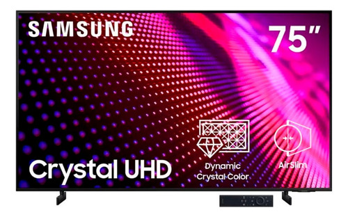 Smart Tv Samsung Series 8 Un75au8000fxzx Led Tizen 4k 75  