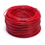 Cable Flexible Automotriz Calibre 18 Rojo Rollo 100 Metros