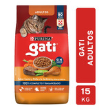 Gati Carne Y Pollo 15kg Alimento Para Gato