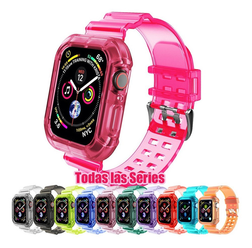 Correa Case Protector Silicon Para Apple Watch Ultra De 49mm