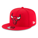 Gorra New Era Chicago Bulls 9fifty Ajustable-rojo