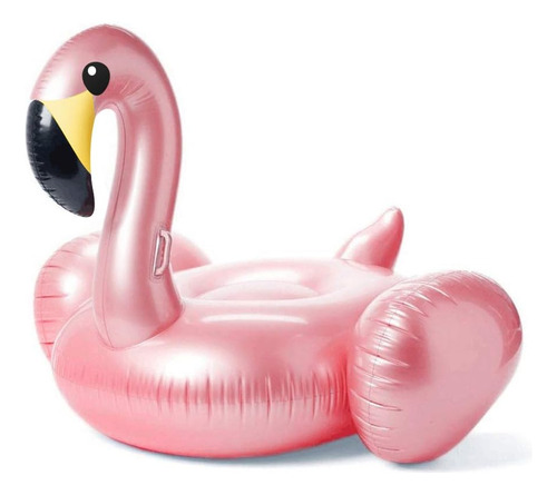 Flotador De Piscina De Cisne Dorado Inflable Gigante Ju...