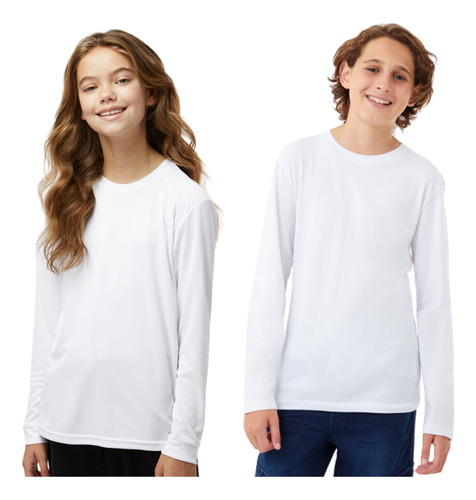 Camiseta Polar Primera Capa Invierno Niño Y Niña